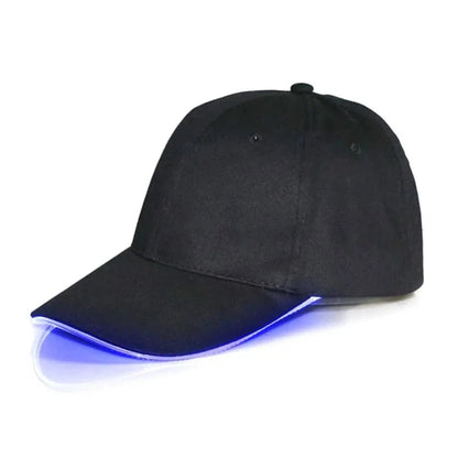 LED Luminous Hip - Hop Cap – Adjustable Flashing Baseball Hat for Club, Dance, and Party - FastZen