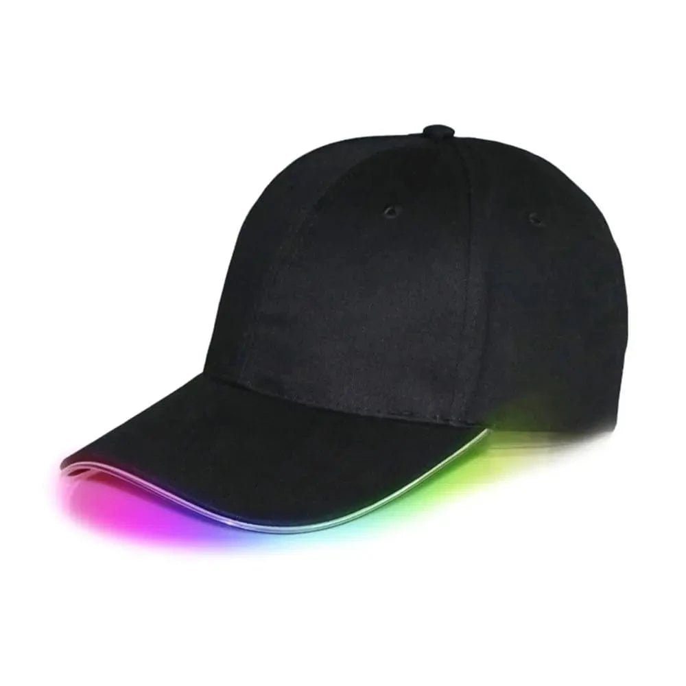 LED Luminous Hip - Hop Cap – Adjustable Flashing Baseball Hat for Club, Dance, and Party - FastZen