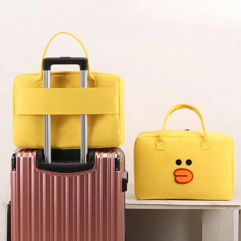 Lightweight Travel Storage Bags – Large Capacity Felt Suitcase & Handbag for Students and Clothes Organization - FastZen