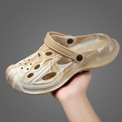 Litfun Camouflage Clogs – Summer EVA Slippers for Men, Non - Slip Garden & Beach Sandals - FastZen