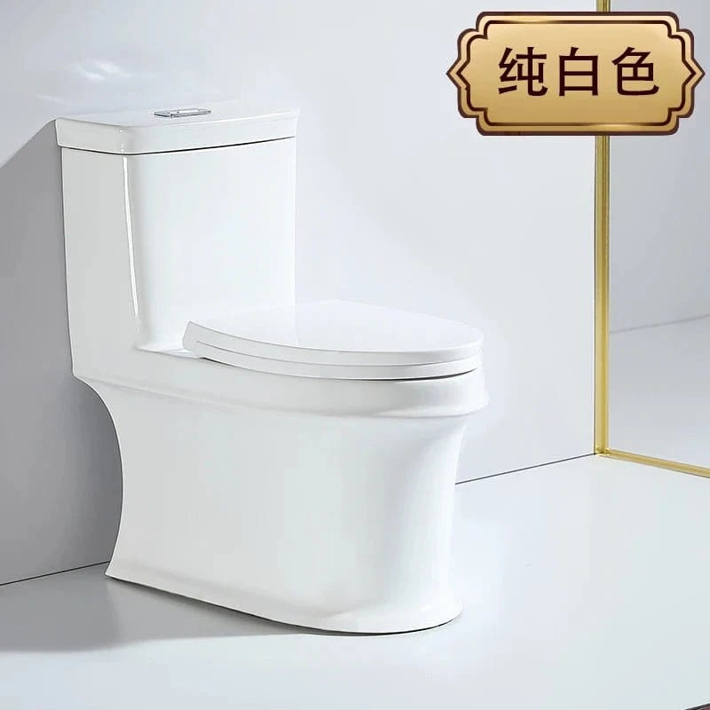 Luxury Black Ceramic Whirlpool Toilet – Silent & Deodorizing - FastZen