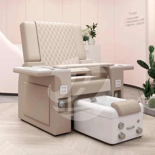 Luxury Electric Pedicure Spa Chair with Full Body Massage, Salon Manicure Sofa & Foot Spa Basin – Premium Spa Furniture - FastZen