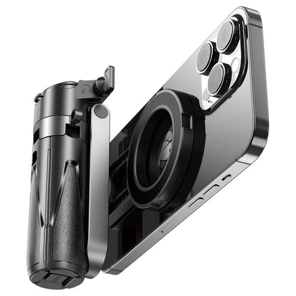 Magnetic Selfie Stick Phone Tripod with Remote – Extendable MagSafe Tripod Stand for iPhone 16/15/14/13/12, Xiaomi & Samsung - FastZen