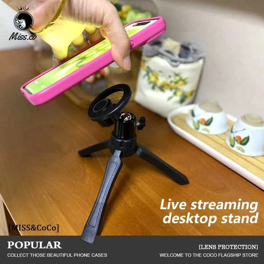 MagSafe Magnetic Tripod for Smartphones – Universal Phone Holder for Live Streaming, Video Recording & Photography - FastZen