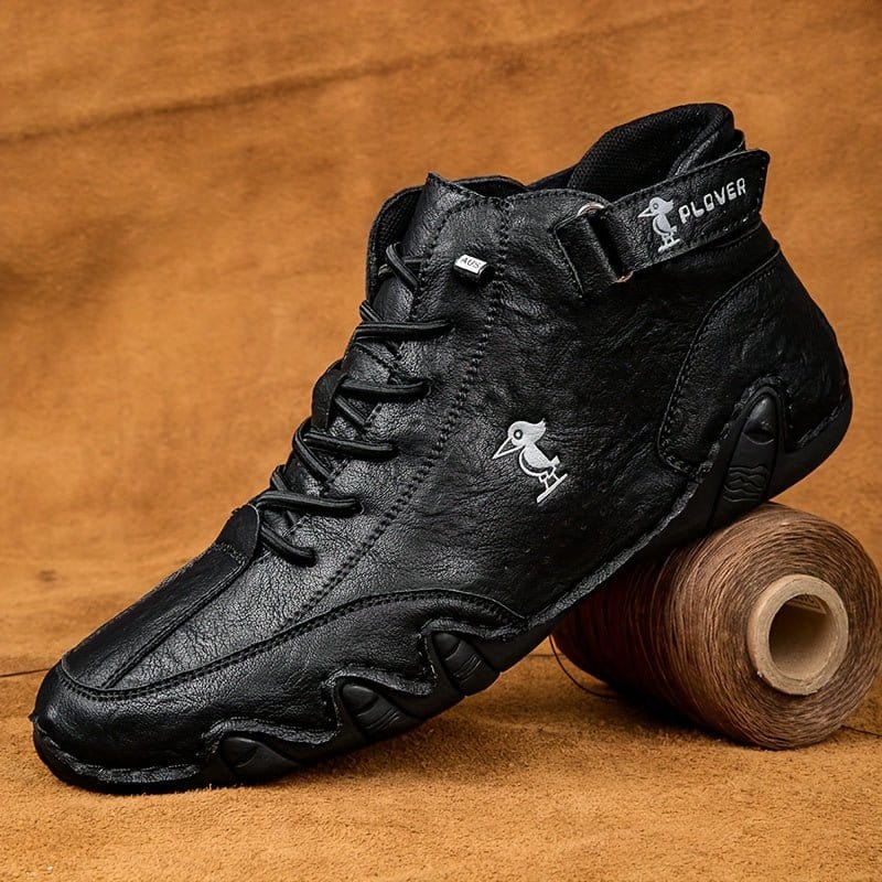 Men’s Casual Solid Color Lace - Up Sports Shoes - Comfortable, Non - Slip & Durable - FastZen