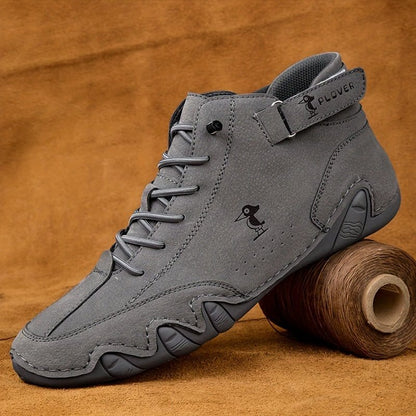 Men’s Casual Solid Color Lace - Up Sports Shoes - Comfortable, Non - Slip & Durable - FastZen