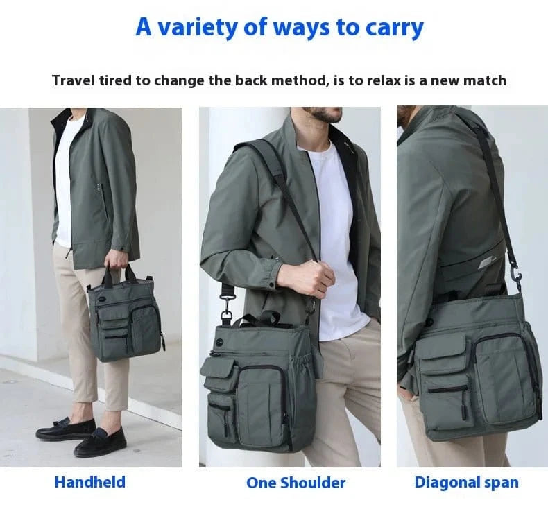 Men’s Multifunction Shoulder Messenger Bag - FastZen
