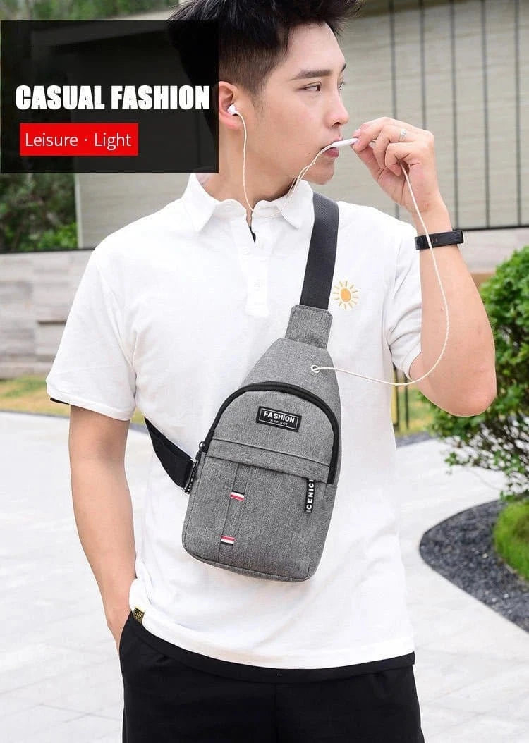 Men’s Waterproof Large - Capacity Waist Bag – Adjustable Strap Fanny Pack for Travel, Hiking, Running &amp; Cycling - FastZen