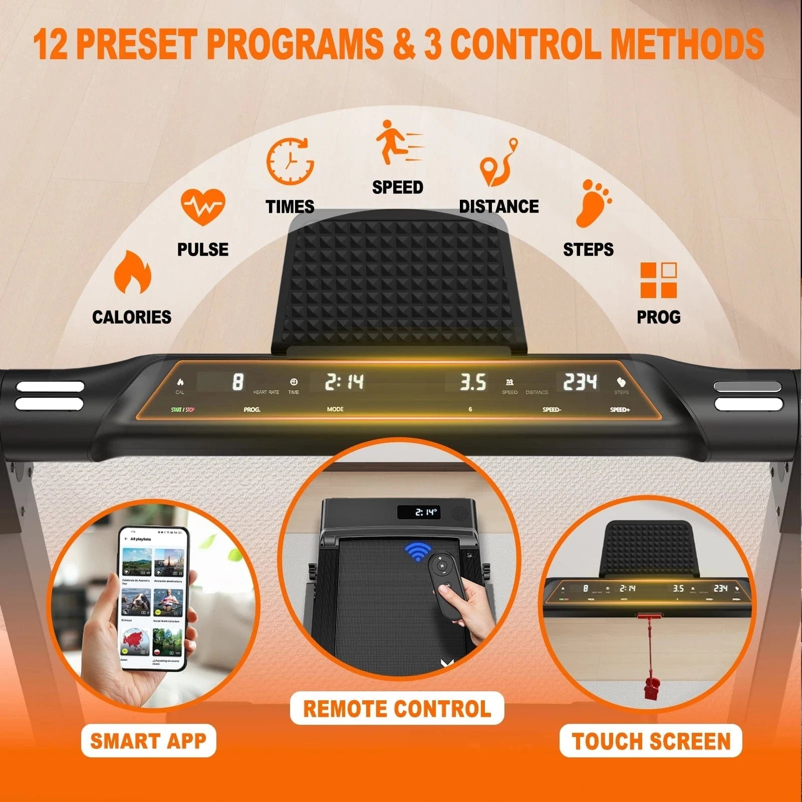Mettlematic Tapis de Course 2 - en - 1 – Pliable, Connecté & Ultra - Silencieux - FastZen