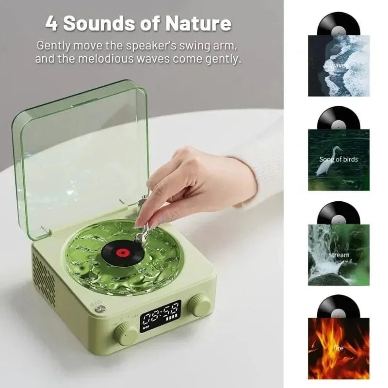 Mini Retro Bluetooth Speaker with White Noise & 3D Ambience - FastZen