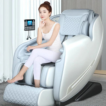 Multi - Functional Electric Full Body Massage Chair with Zero Gravity, Hi - Fi Music & Fitness Test – Luxury Home Relaxation Recliner - FastZen