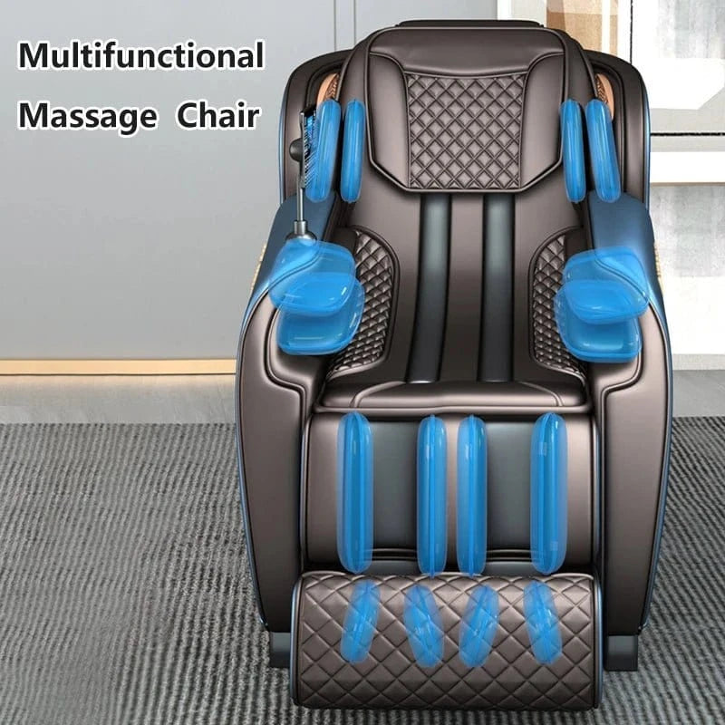 Multi - Functional Electric Full Body Massage Chair with Zero Gravity, Hi - Fi Music & Fitness Test – Luxury Home Relaxation Recliner - FastZen