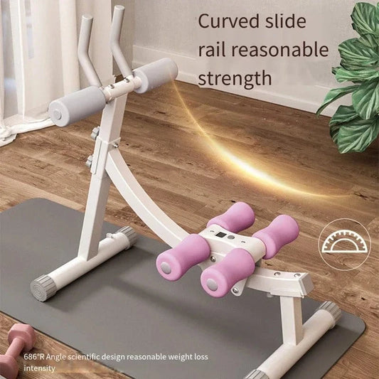 Multifunction Portable Abdominal Exercise Machine – Ab Cruncher Fitness Trainer for Women Home Gym - FastZen