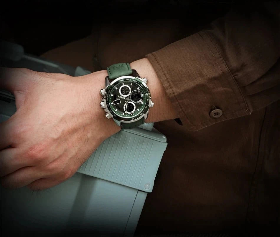 NAVIFORCE Fashion Military Watches for Men Luxury Original Sports Chronograph Watch Waterproof Quartz Clock Digital WristWatch - FastZen
