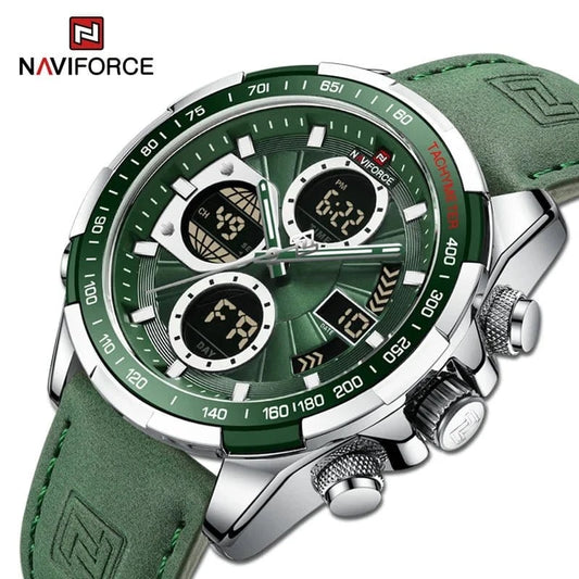 NAVIFORCE Fashion Military Watches for Men Luxury Original Sports Chronograph Watch Waterproof Quartz Clock Digital WristWatch - FastZen