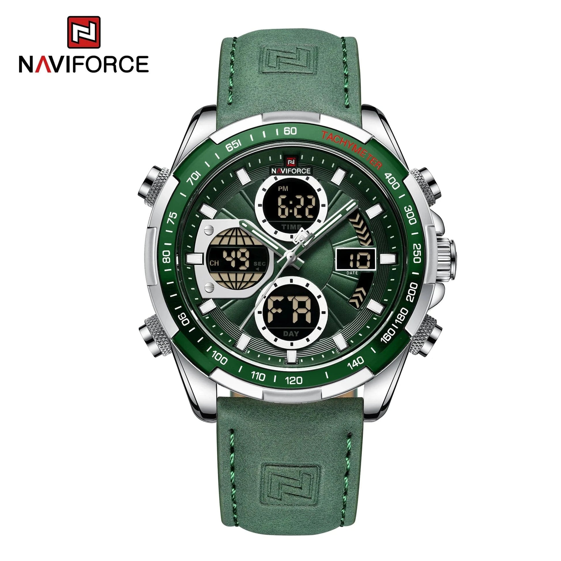 NAVIFORCE Fashion Military Watches for Men Luxury Original Sports Chronograph Watch Waterproof Quartz Clock Digital WristWatch - FastZen