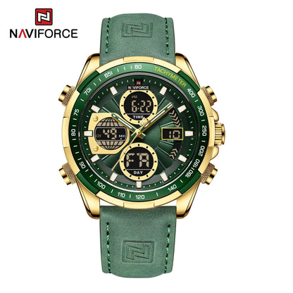 NAVIFORCE Fashion Military Watches for Men Luxury Original Sports Chronograph Watch Waterproof Quartz Clock Digital WristWatch - FastZen