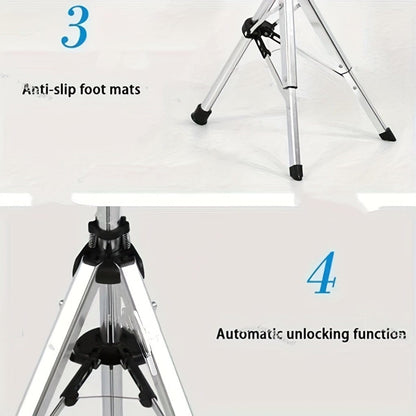 New High Quality Aluminum Alloy Foldable Cane Stick with Seat Adjustable Elderly Crutch Chair with Stool - FastZen