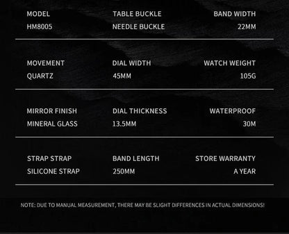 New Sport Men's Watch Silicone Strap Waterproof Military Quartz Wristwatches Date Luminous Clock Relogio Masculino Drop Shipping - FastZen