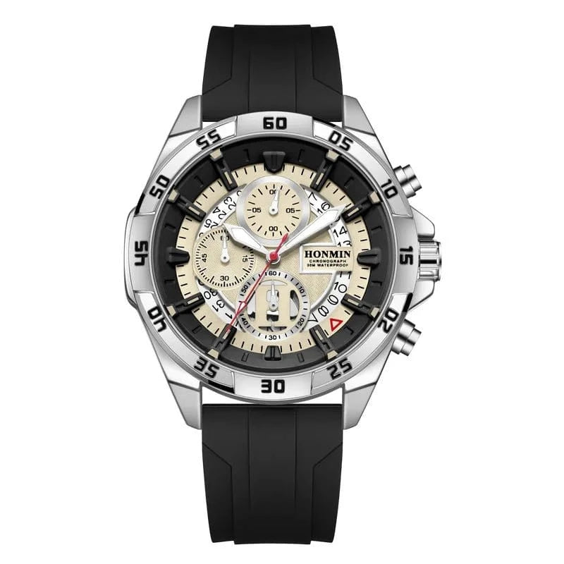 New Sport Men's Watch Silicone Strap Waterproof Military Quartz Wristwatches Date Luminous Clock Relogio Masculino Drop Shipping - FastZen