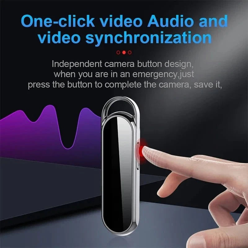 One - Click Digital Voice Recorder Camera – 1080P HD Dictaphone with Noise Reduction 256GB Storage - FastZen