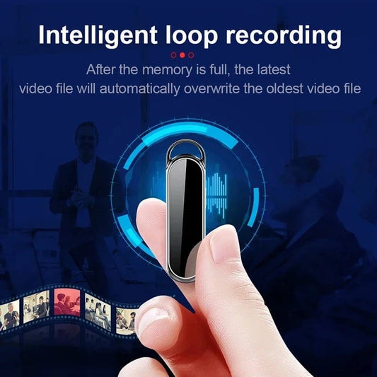 One - Click Digital Voice Recorder Camera – 1080P HD Dictaphone with Noise Reduction 256GB Storage - FastZen