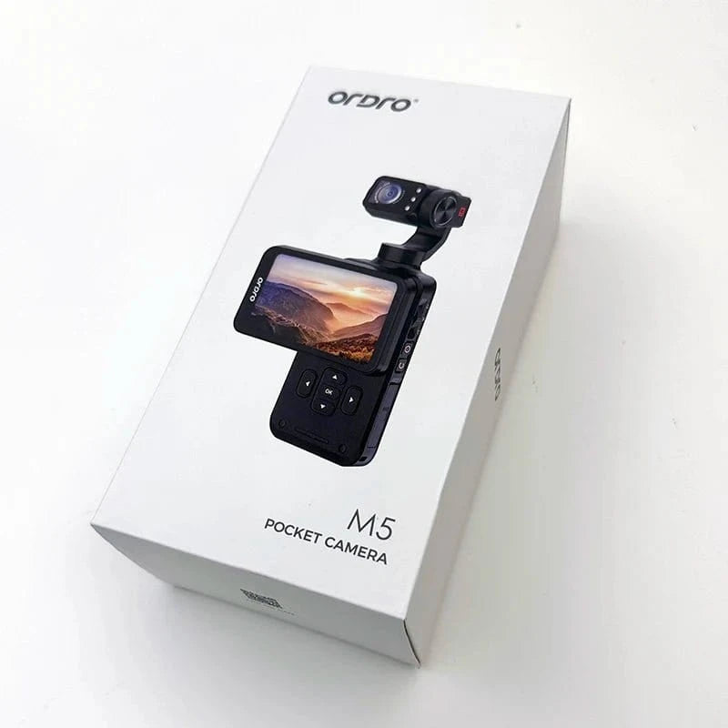 ORDRO M5 Action Camera 4k Handheld Pocket Digital Camcorder 3 - axis Gimbal Stabilization IR Night Vision Vlog Videos Camara - FastZen