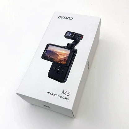 ORDRO M5 Action Camera 4k Handheld Pocket Digital Camcorder 3 - axis Gimbal Stabilization IR Night Vision Vlog Videos Camara - FastZen
