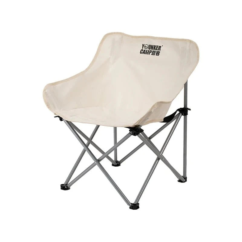 Outdoor Folding Moon Chair – Portable Camping &amp; Picnic Seat - FastZen