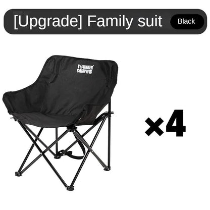 Outdoor Folding Moon Chair – Portable Camping &amp; Picnic Seat - FastZen