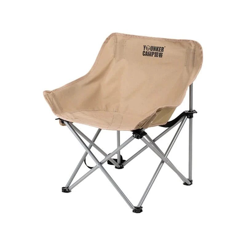 Outdoor Folding Moon Chair – Portable Camping &amp; Picnic Seat - FastZen