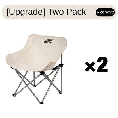 Outdoor Folding Moon Chair – Portable Camping &amp; Picnic Seat - FastZen