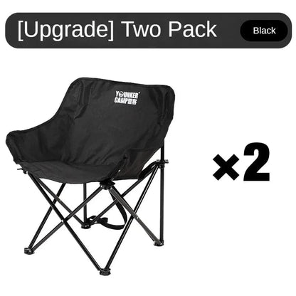 Outdoor Folding Moon Chair – Portable Camping &amp; Picnic Seat - FastZen