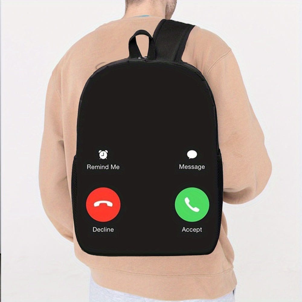 Phone Backpack with Built - in Accept/Decline Buttons – Large Capacity Laptop Backpack - FastZen