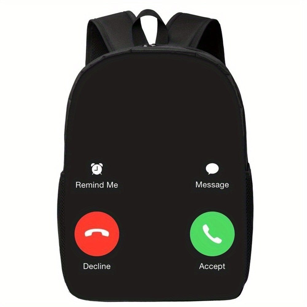 Phone Backpack with Built - in Accept/Decline Buttons – Large Capacity Laptop Backpack - FastZen