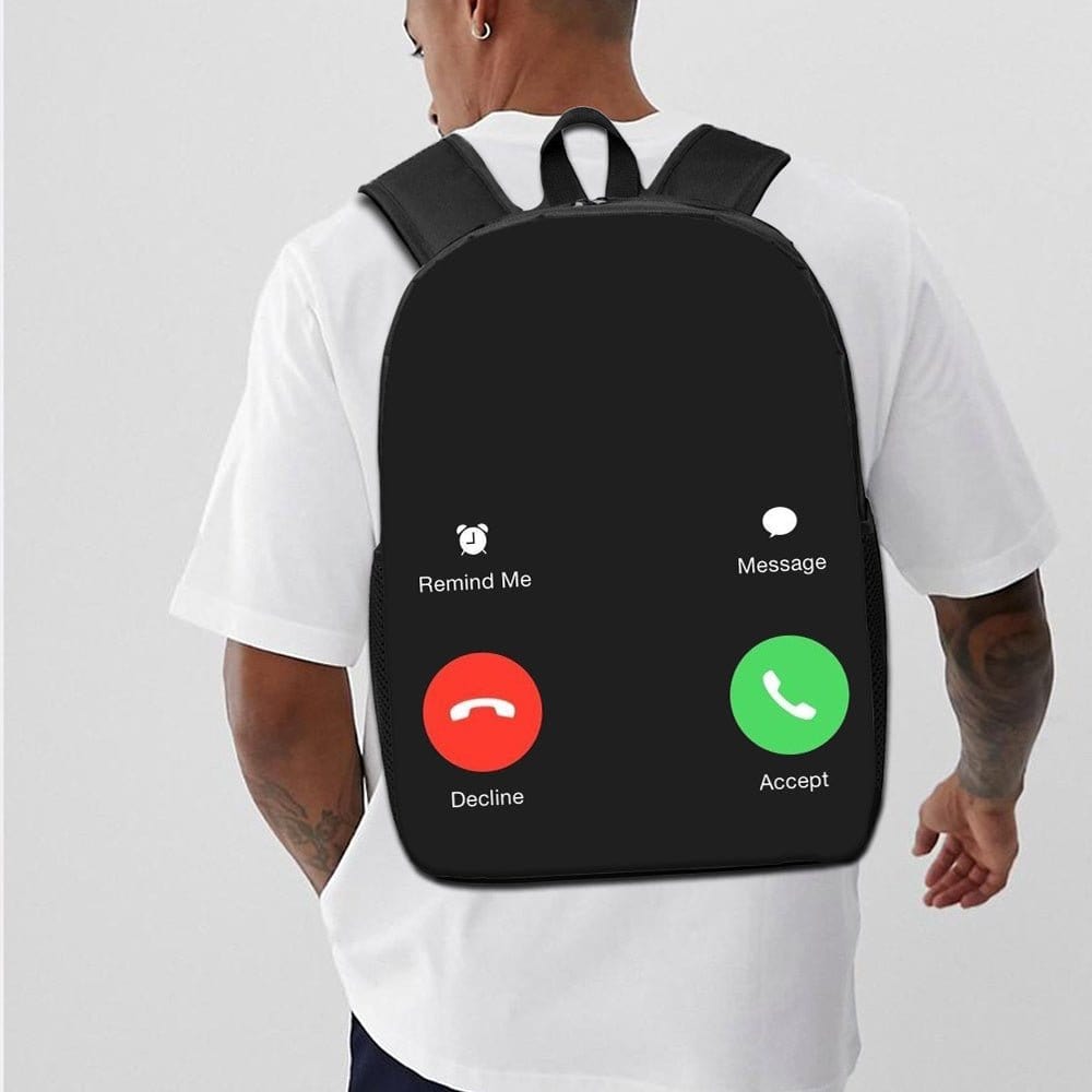 Phone Backpack with Built - in Accept/Decline Buttons – Large Capacity Laptop Backpack - FastZen