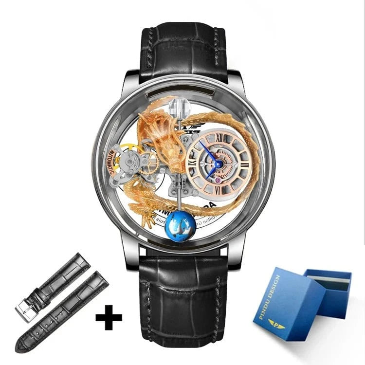 PINDU Upgraded Version Pindu Russian Roulette Celestial Series Quartz Watch Men's Astronomical Casino Las Vegas Men's Watch - FastZen