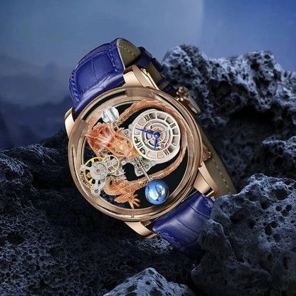 PINDU Upgraded Version Pindu Russian Roulette Celestial Series Quartz Watch Men's Astronomical Casino Las Vegas Men's Watch - FastZen