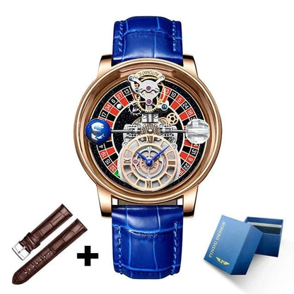 PINDU Upgraded Version Pindu Russian Roulette Celestial Series Quartz Watch Men's Astronomical Casino Las Vegas Men's Watch - FastZen