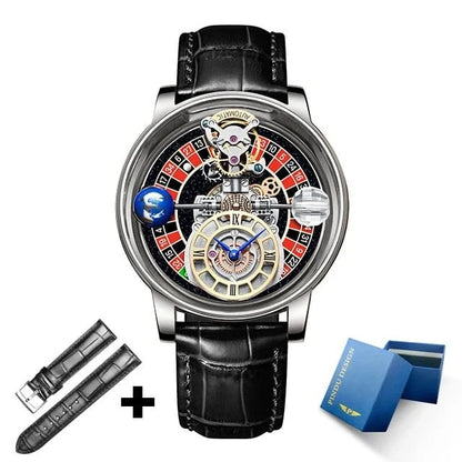 PINDU Upgraded Version Pindu Russian Roulette Celestial Series Quartz Watch Men's Astronomical Casino Las Vegas Men's Watch - FastZen