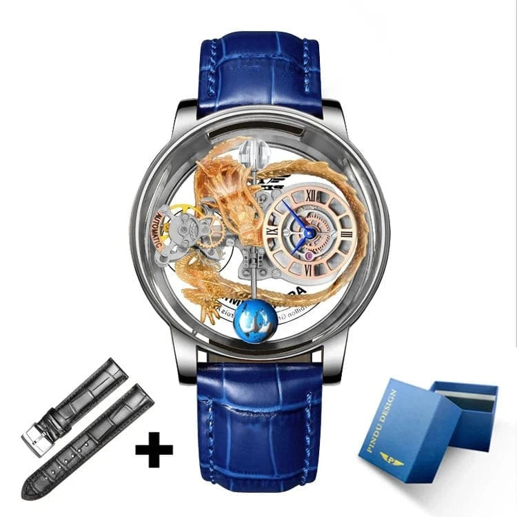 PINDU Upgraded Version Pindu Russian Roulette Celestial Series Quartz Watch Men's Astronomical Casino Las Vegas Men's Watch - FastZen
