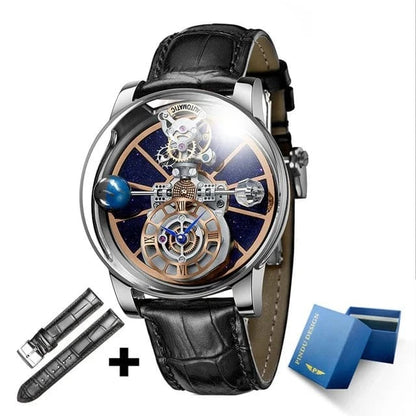 PINDU Upgraded Version Pindu Russian Roulette Celestial Series Quartz Watch Men's Astronomical Casino Las Vegas Men's Watch - FastZen