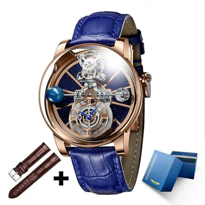 PINDU Upgraded Version Pindu Russian Roulette Celestial Series Quartz Watch Men's Astronomical Casino Las Vegas Men's Watch - FastZen