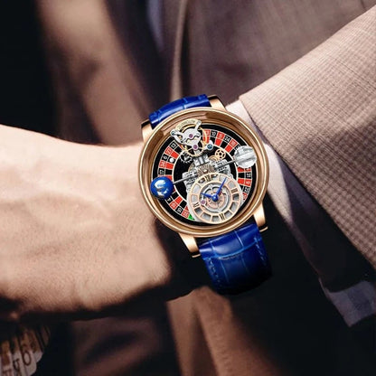 PINDU Upgraded Version Pindu Russian Roulette Celestial Series Quartz Watch Men's Astronomical Casino Las Vegas Men's Watch - FastZen