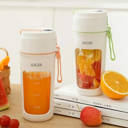 Portable Mini Electric Blender – 6 Blades, 1200mAh Rechargeable Juice Maker &amp; Smoothie Mixer - FastZen