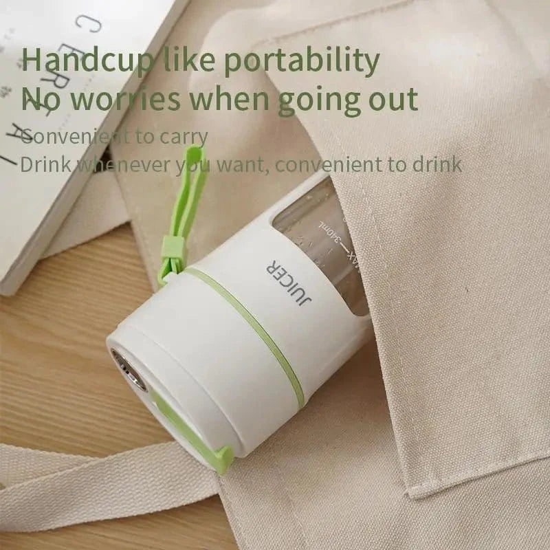 Portable Mini Electric Blender – 6 Blades, 1200mAh Rechargeable Juice Maker &amp; Smoothie Mixer - FastZen