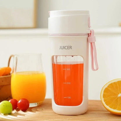Portable Mini Electric Blender – 6 Blades, 1200mAh Rechargeable Juice Maker &amp; Smoothie Mixer - FastZen