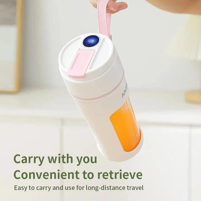 Portable Mini Electric Blender – 6 Blades, 1200mAh Rechargeable Juice Maker &amp; Smoothie Mixer - FastZen