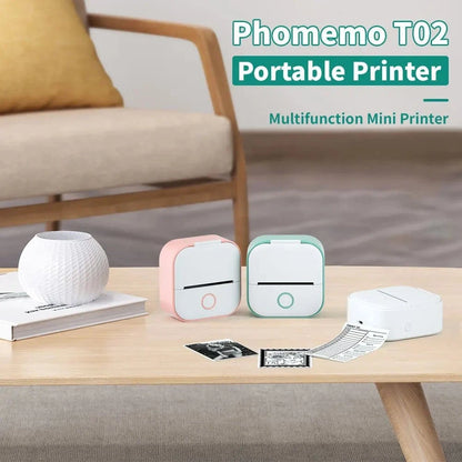 Portable Mini Thermal Printer Wirelessly – Imprimante Bluetooth Portable Sans Encre - FastZen