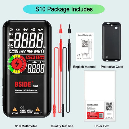 Professional Digital Multimeter – Smart 9999 Counts EMF Multitester - FastZen